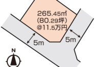 岡山市南区藤田　土地　923.335万円　大建地所NX